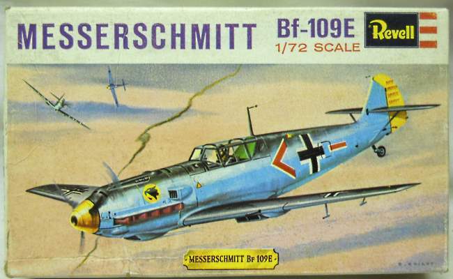 Revell 1/72 Messerschmitt Bf-109E, H612 plastic model kit